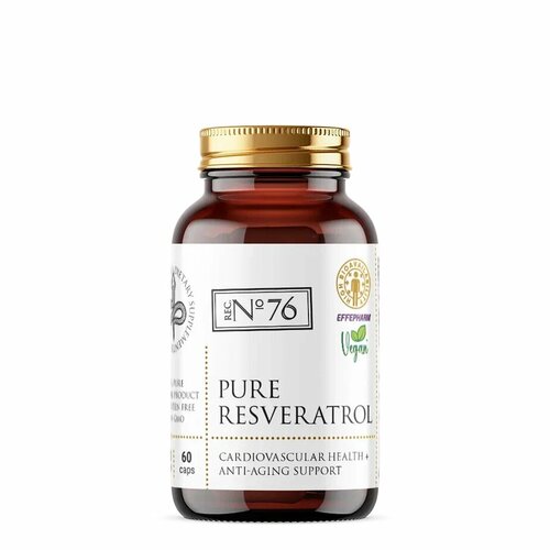 ���� �����������, Resveratrol (148,5 ��) ��� ������ ��������, ������������ ��� ���������, ��� ������, ����� � �������, ���������� ���������, 60 ������ long life recipes