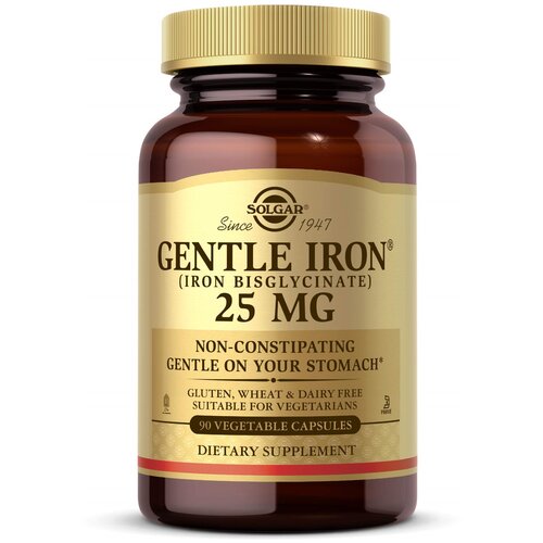   Gentle Iron (Iron Bisglycinate) ., 25 , 15 , 90 .  -     , -  