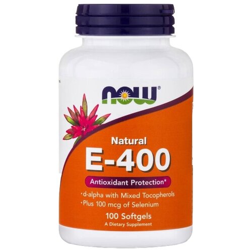    NOW Natural E-400 Mixed Tocopherols with Selenium, 130 , 150 , 100 .  -     , -  