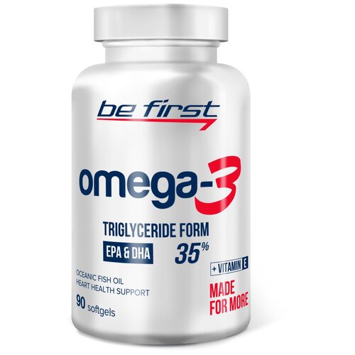 ���� Be First Omega-3 + Vitamin E ����., 120 �, 90 ��.