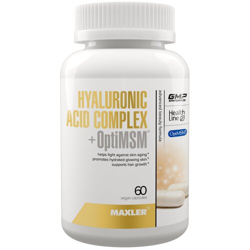 ���� MAXLER Hyaluronic Acid Complex + OptiMSM ����., 60 �, 60 ��., 1 ��.