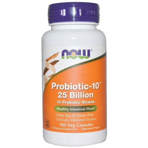    NOW Probiotic-10 25 Billion, 350 , 100 .  -     , -  