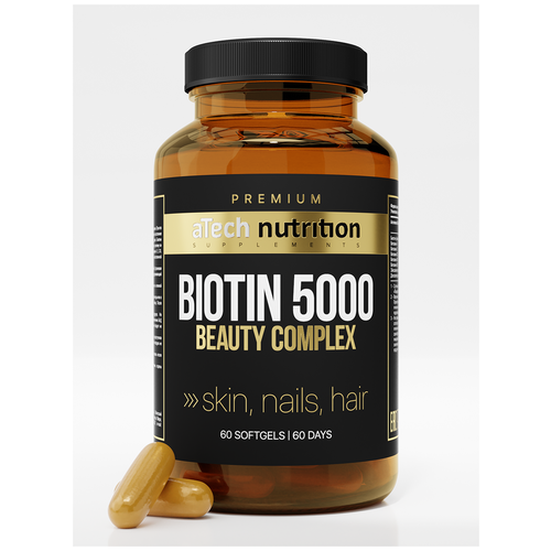    aTech Nutrition Premium Biotin Beauty Complex, 1.4 , 60 .  -     , -  