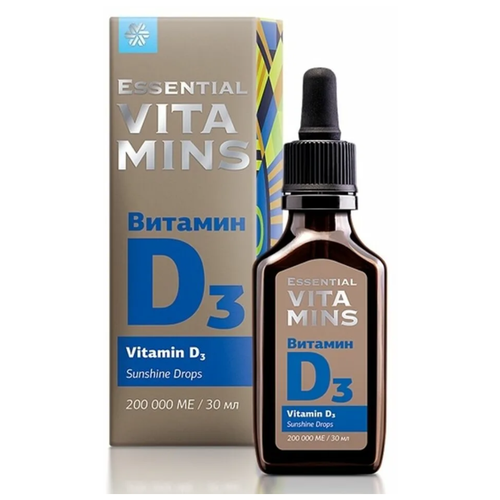 ���� Essential Vitamins ������� D3 ��., 30 ��, 100 �
