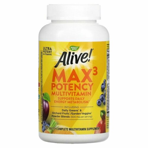 ���� Nature's Way Alive! Max3 Potency (���������������� �������� ��� ���������� ������) 180 ��������
