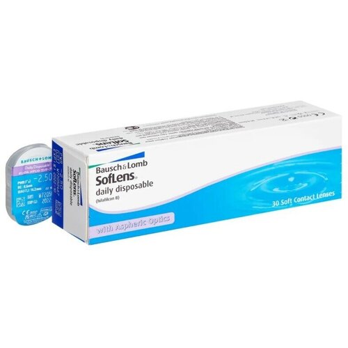     Bausch & Lomb Soflens Daily Disposable, 30 ., R 8,6, D -6,5  -     , -  