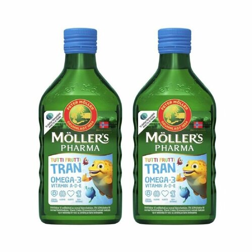  -3       MOLLERS TUTTI-FRUTTI 250 ml x 2 .