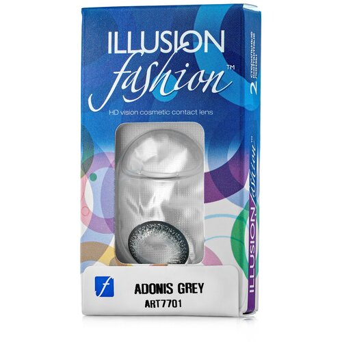     ILLUSION Fashion Adonis, 2 ., R 8,6, D 0, grey  -     , -  