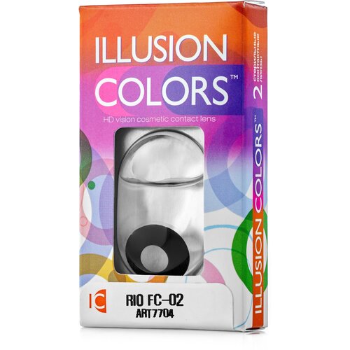     ILLUSION olors Rio, 2 ., R 8,6, D 0, fc-02  -     , -  