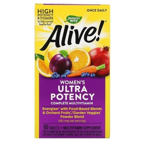    Nature's Way Alive! Once Daily Women's Ultra Potency Multi-Vitamin, 230 , 60 .  -     , -  