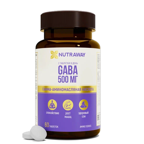        GABA / 500mg NUTRAWAY 60   -     , -  