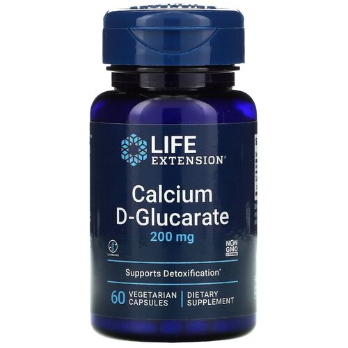   Life Extension Calcium D-Glucarate 60   -     , -  