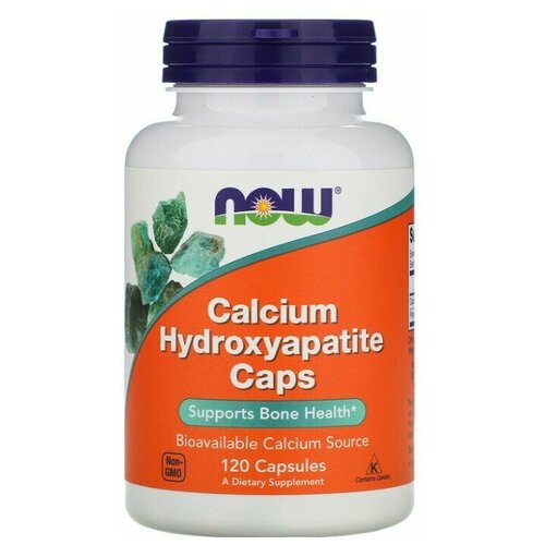   NOW Calcium Hydroxyapatite Caps -   120   -     , -  