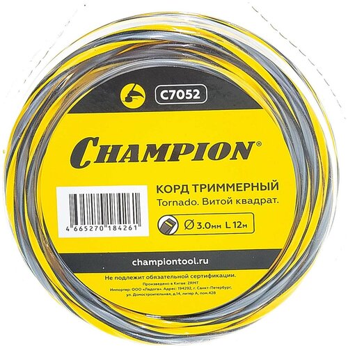    . CHAMPION Tornado 3,0*12   C7052  -     , -,   