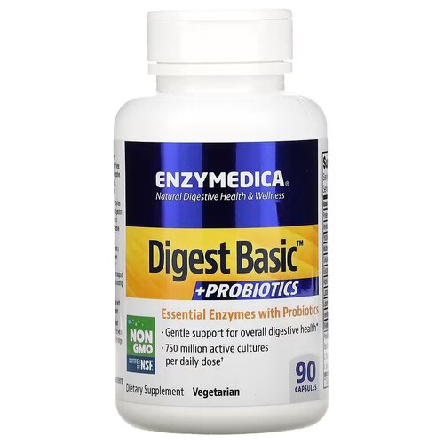   Enzymedica Digest Basic + Probiotics +  ( ) 90   -     , -  