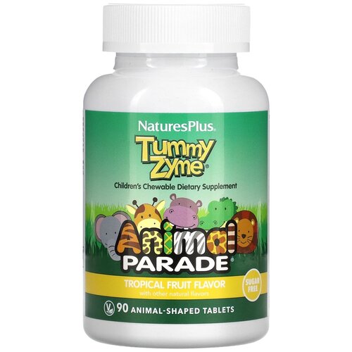   Tummy Zyme   ,     Source of Life, AnimaL Parade, 90 , NaturesPlus  -     , -  