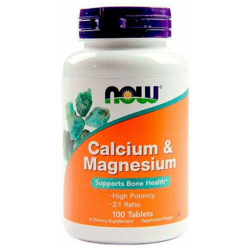 ���� NOW Calcium and Magnesium 500/250 �� 100 ��� / ��� ������� ������ 500/250 �� 100 ���