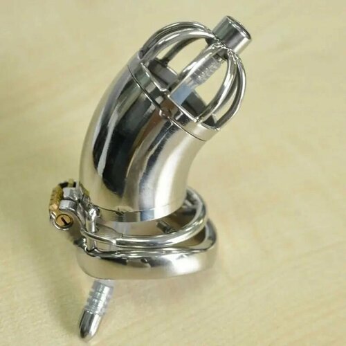 ���� ����� �� ���� ���� Steel Cock Cage Penis Ring ������� ������ 50��