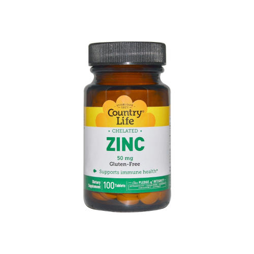���� Country Life Chelated Zinc (�������� ����) 50 �� 100 ��������