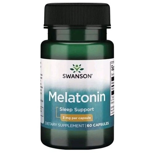 ���� ������� SWANSON Melatonin, 3 ��, 60 ��.