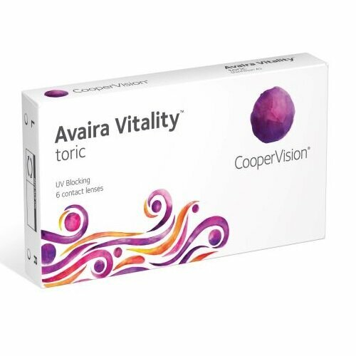     CooperVision Avaira Vitality toric., 6 ., R 8,5, D -6,5,CYL:-1,25,A:20, , 6 .  -     , -  