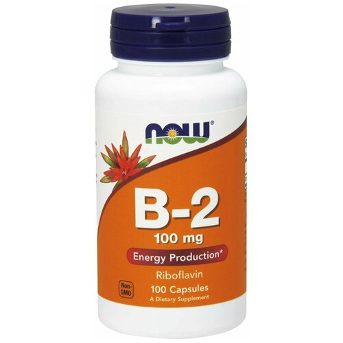   NOW FOODS Vitamin B-2 100  ( -2) 100  (Now Foods)  -     , -  