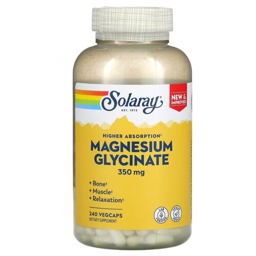    Solaray Higher Absorption Magnesium Glycinate, 360 , 350 , 240 .  -     , -  