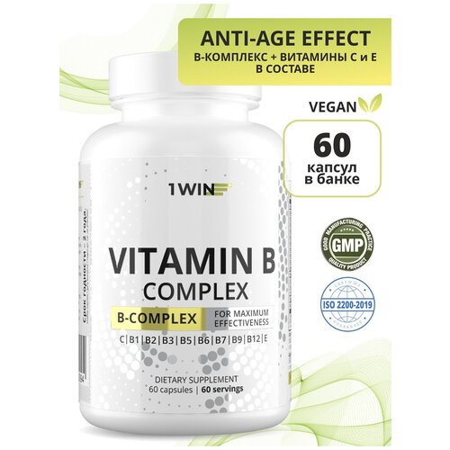 ���� 1WIN Vitamin B complex, �������� ������� �, ��� ������ � �������, 60 ������