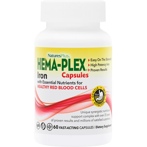 ���� ������� Natures Plus Hema-Plex, 100 �, 90 ��, 60 ��.