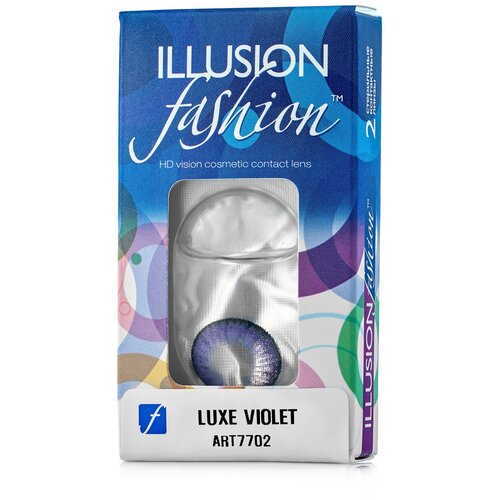     ILLUSION Fashion Luxe, 2 ., R 8,6, D -0,5, violet  -     , -  