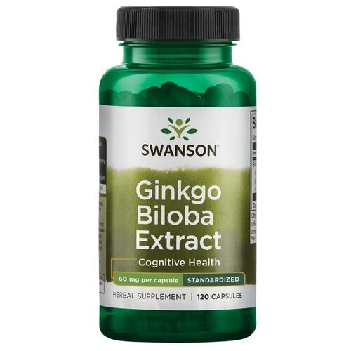    SWANSON Ginkgo Biloba Extract, 80 , 60 , 120 .  -     , -  