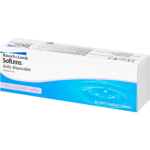     Bausch & Lomb Soflens Daily Disposable, 30 ., R 8,6, D -2  -     , -  