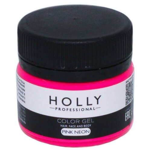 ���� ������������ ���� ��� ����, ����� � ���� Color Gel, Holly Professional (Pink Neon)