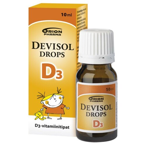 ���� ������� � ��������� ������� ����� D3 DeviSol Drops 10��. (���������)