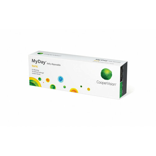     CooperVision MyDay daily disposable toric, 30 ., R 8,6, D -8,CYL:-0,75,A:10, , 1 .  -     , -  