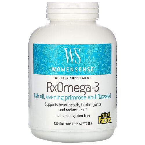 ���� Natural Factors, WomenSense, RxOmega-3, 120 ������ �������� Enteripure