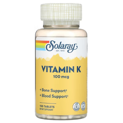   Solaray Vitamin K ( ) 100  100   -     , -  