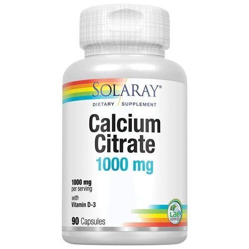   Solaray Calcium Citrate with D3 (    D-3)1000  90   -     , -  