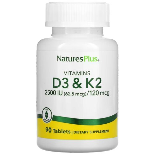 ���� NaturesPlus, �������� D3 � K2, 90 ��������