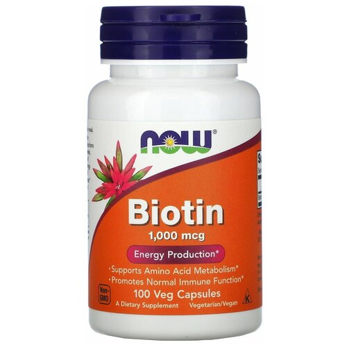    NOW Biotin, 120 , 100 , 1000 , 100 .  -     , -  