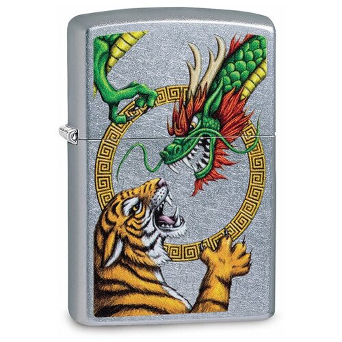    ZIPPO Dragon Design   Street Chrome, /, , 38x13x57   -     , -,   