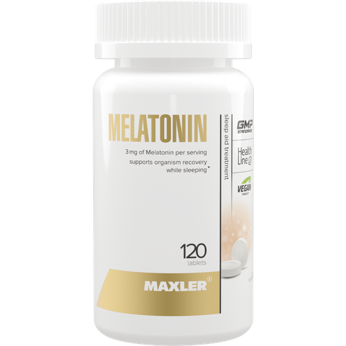 ���� Maxler Melatonin ���., 3 ��, 65 �, 120 ��.