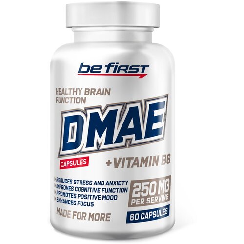      Be First DMAE + Vitamin B6, 60   -     , -  