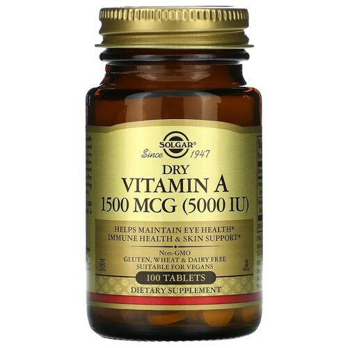   Dry Vitamin A ., 75 , 0.37 , 100 .  -     , -  